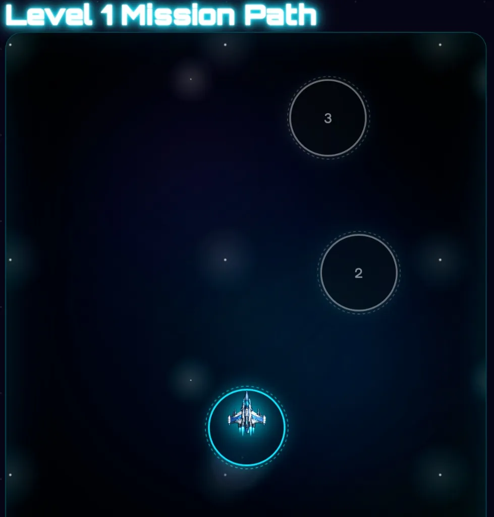 Level 1 Mission Path Node Map